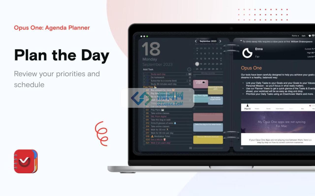 Opus One for Mac v2.7.0 免费版 效率管理软件