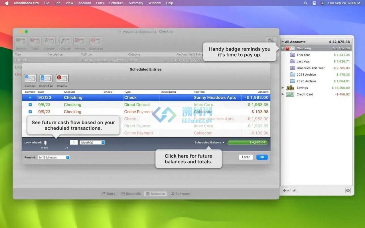 CheckBook Pro for mac v2.7.30激活版 优秀的个人理财管理软件