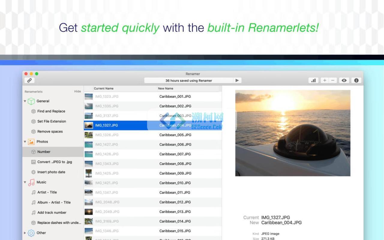 Renamer for Mac v7.0.20 中文激活版/直破版 文件批量重命名软件
