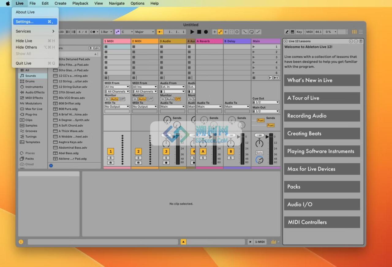Ableton Live 12 Suite for mac v12.1.11 激活版 音乐制作工具