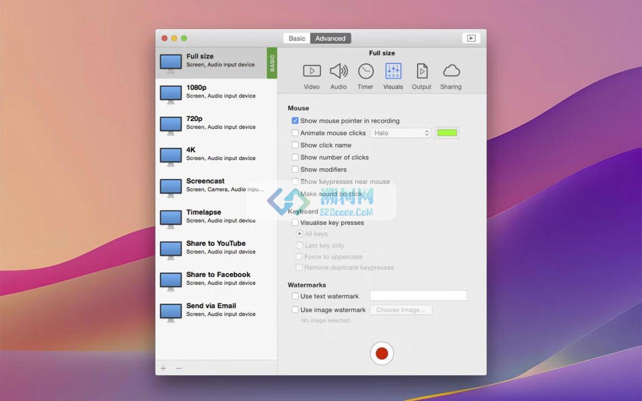 iShowU Instant for Mac v1.4.20 (1491)英文直装版 强大的实时屏幕录像工具