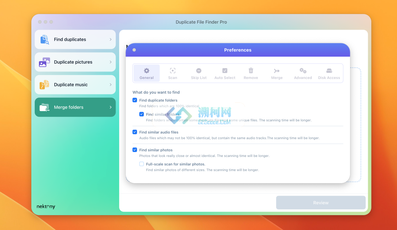 Duplicate File Finder Pro for mac v8.4.1 (918) 中文激活版 重复文件快速查找器