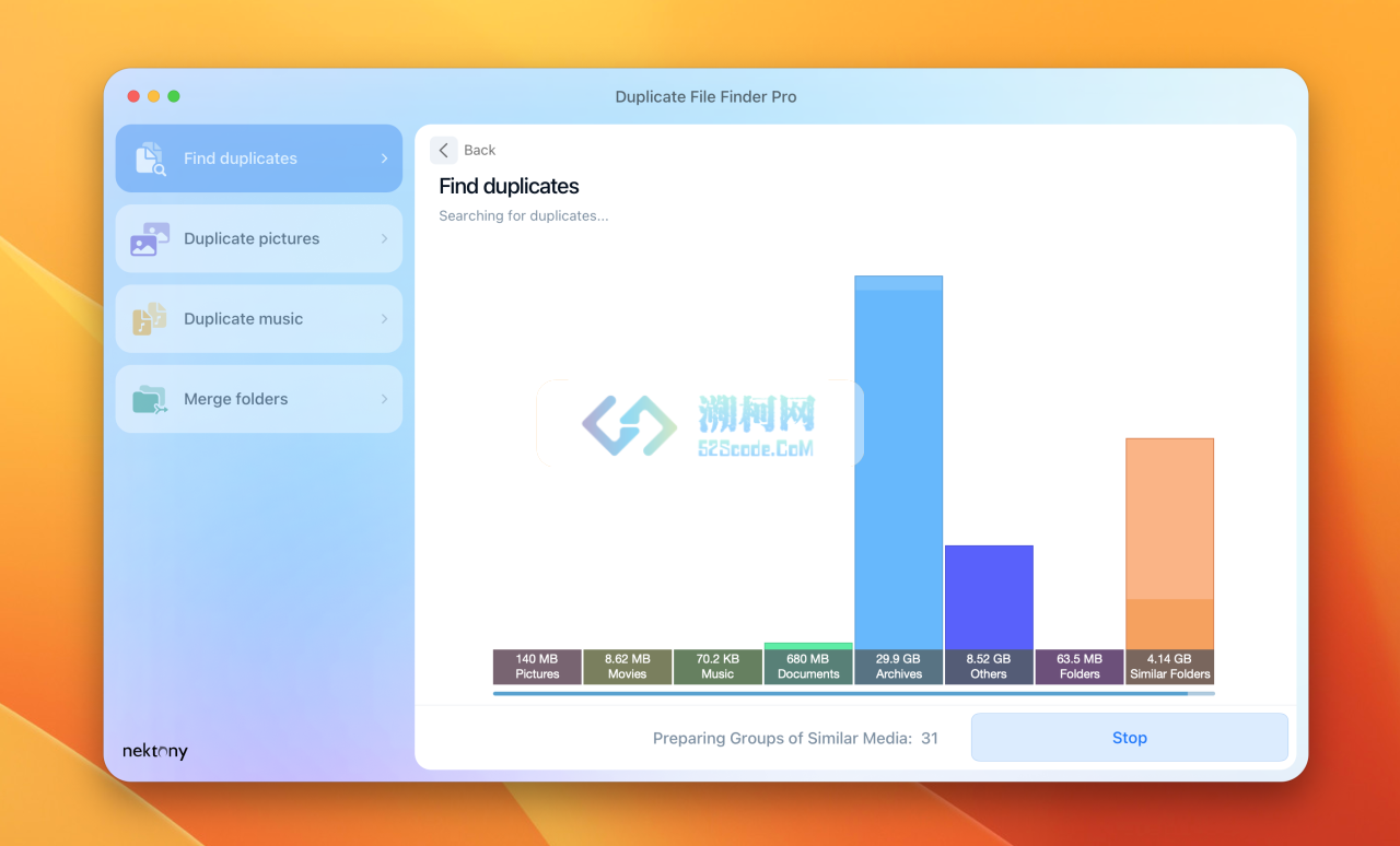 Duplicate File Finder Pro for mac v8.4.1 (918) 中文激活版 重复文件快速查找器