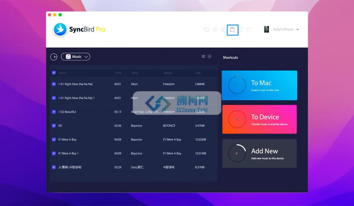 SyncBird Pro for Mac v4.0.18激活版 iPhone文件管理器