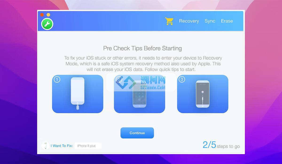 Fix My iPhone for Mac v2.4.19激活版 iOS系统恢复软件
