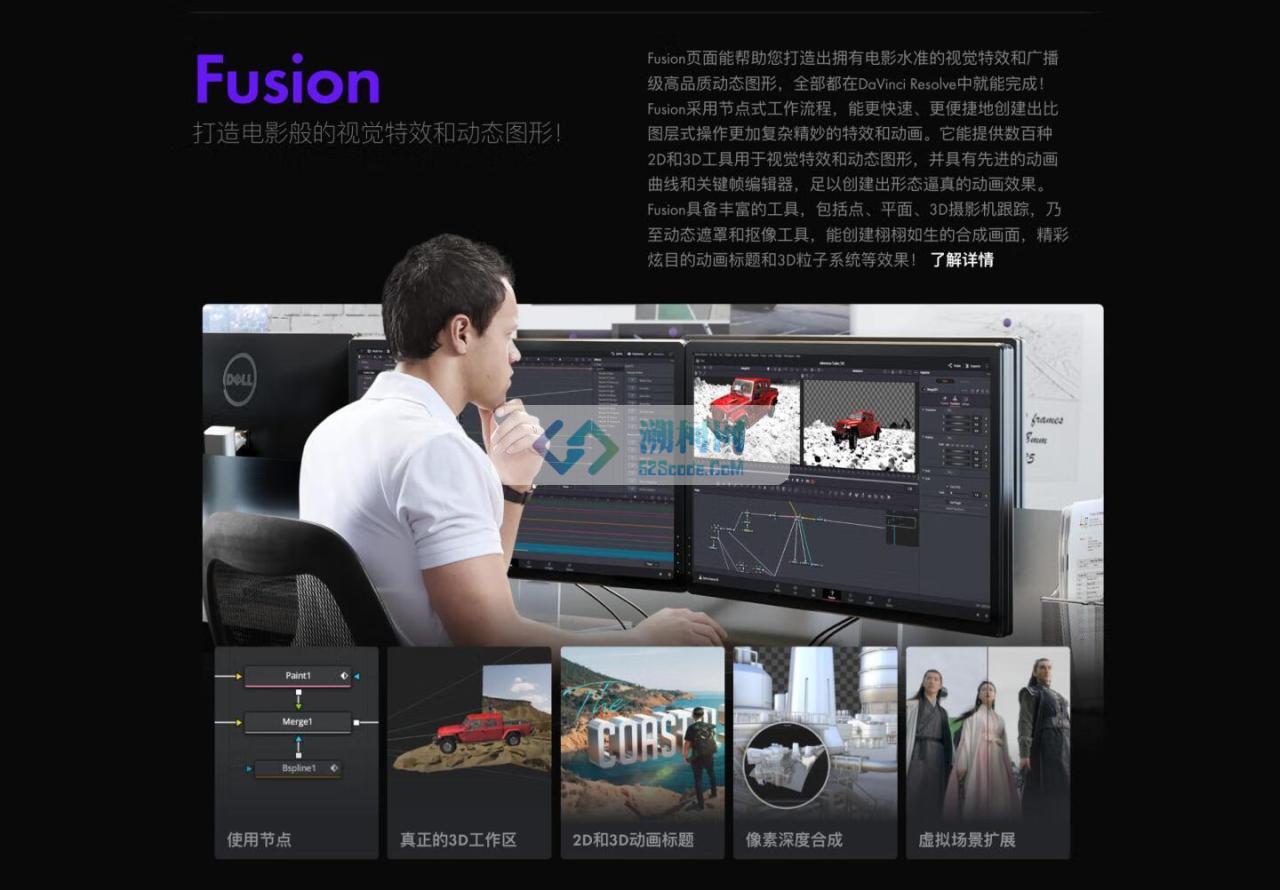 👍 DaVinci Resolve Studio 20 v20.0.49 达芬奇中文破解正式版 视频调色剪辑软件