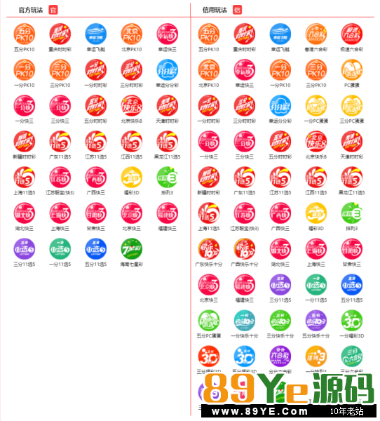 本程序只提供给大家学习研究借鉴美工之用，请勿用于商业，后果与本站无关！无任何技术支持！ 信用+官方双玩法CP源码，热乎的，会员买来分享的，具体我没有