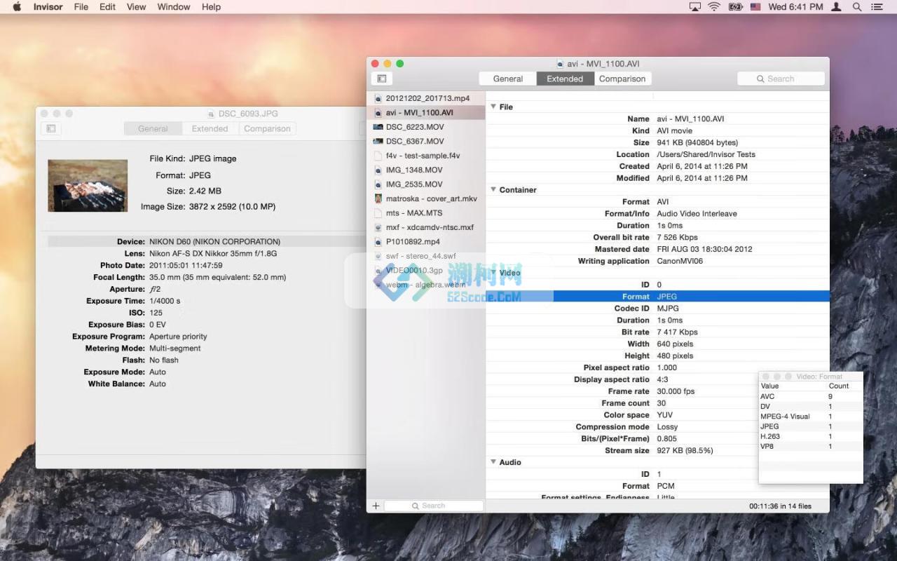 Invisor for mac v3.28 激活版 媒体文件显示