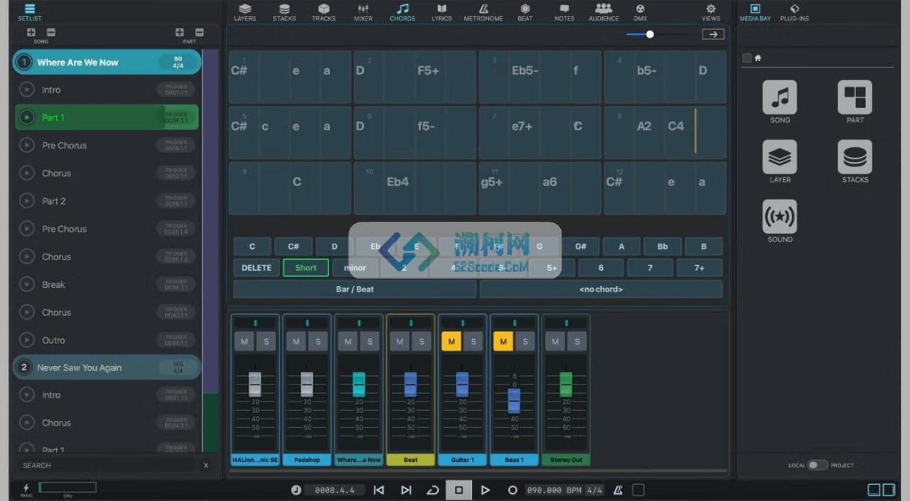 Steinberg VST Live Pro for mac v2.2.10激活版 现场演出系统