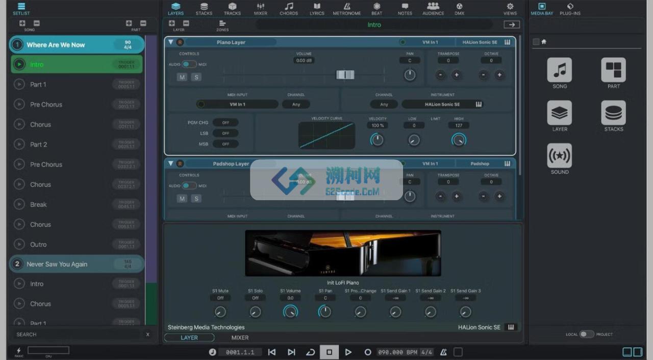 Steinberg VST Live Pro for mac v2.2.10激活版 现场演出系统