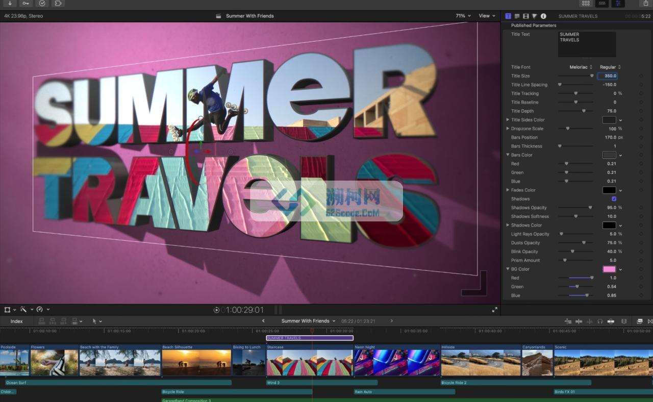 Final Cut Pro X v11.1.0 中文破解版 mac最好用的视频剪辑工具fcpx【正版】