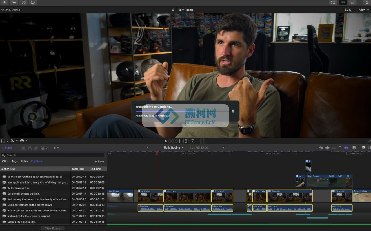 Final Cut Pro X v11.1.0 中文破解版 mac最好用的视频剪辑工具fcpx【正版】