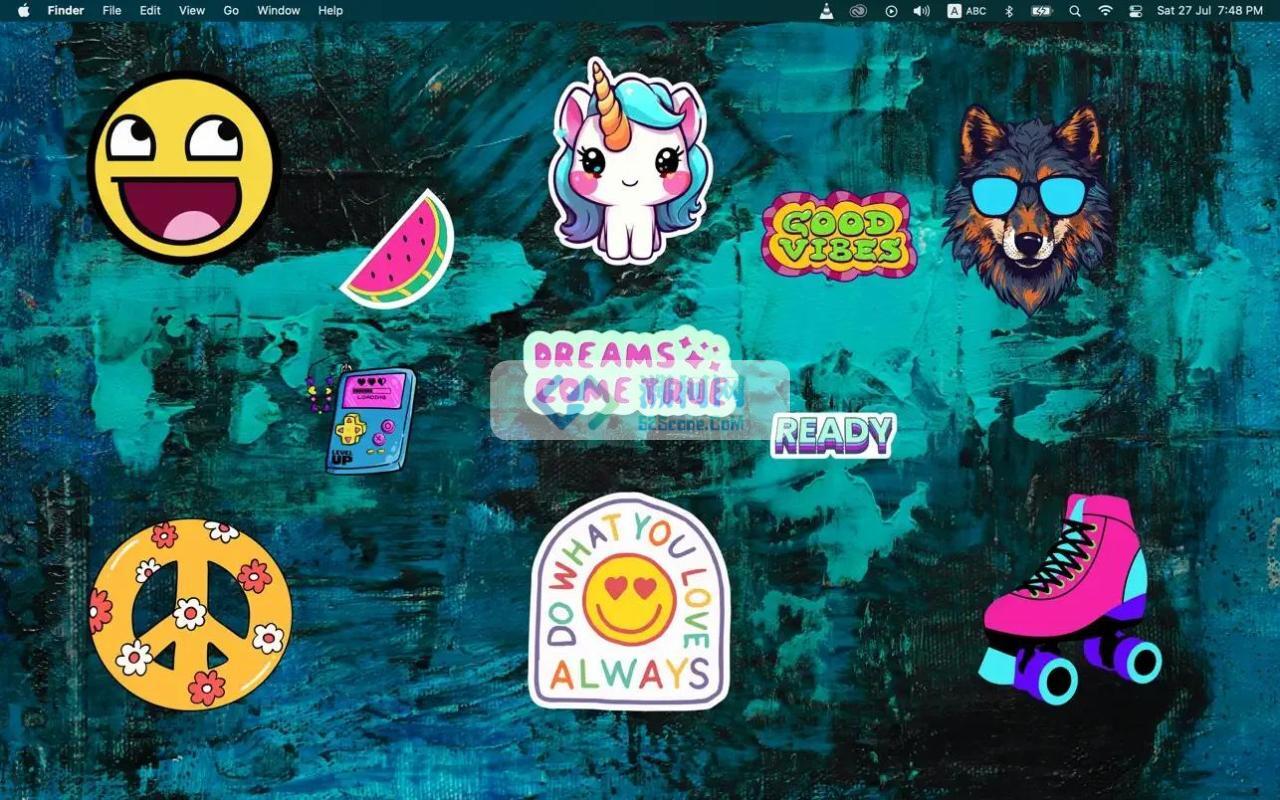 Desktop Stickers for Mac v2.86 激活版 桌面贴纸