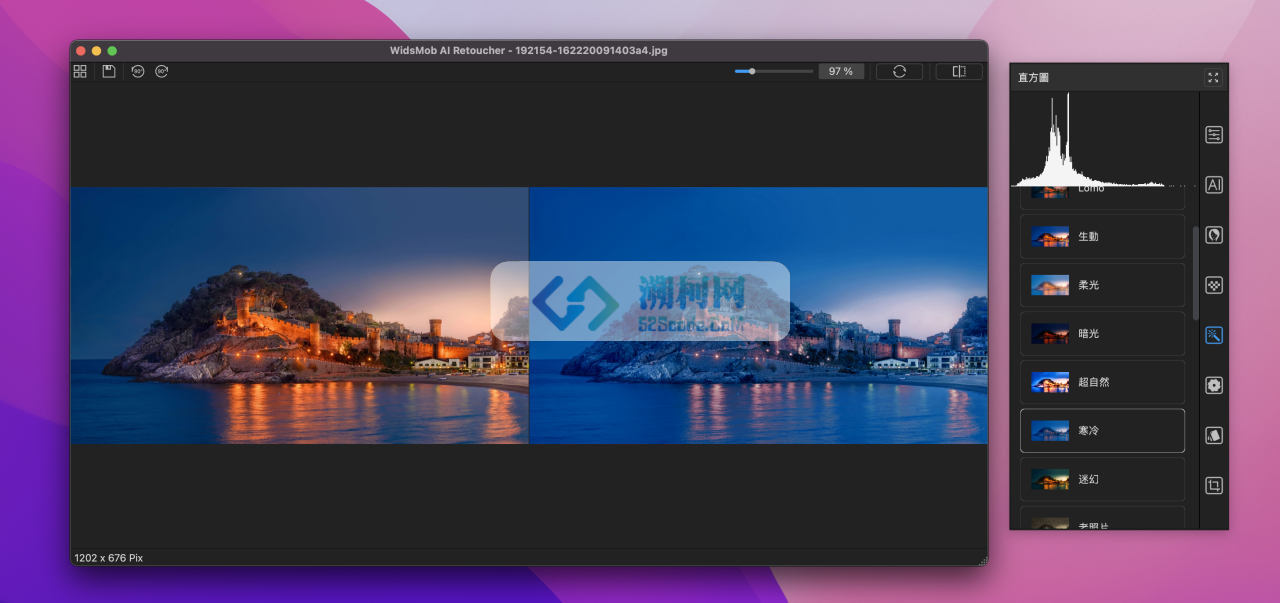 WidsMob AI Retoucher for Mac v3.10中文版 AI照片编辑工具