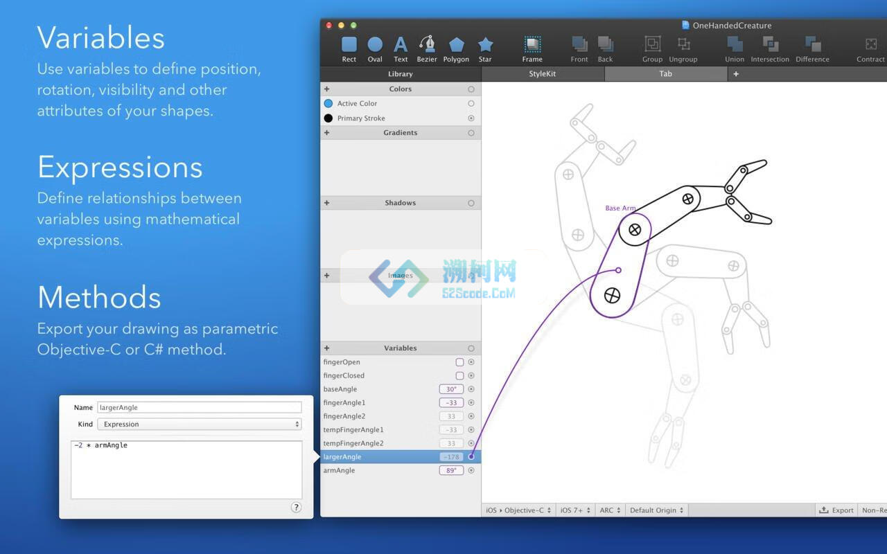 PaintCode for Mac v3.5.6激活版 专业矢量绘图编程软件