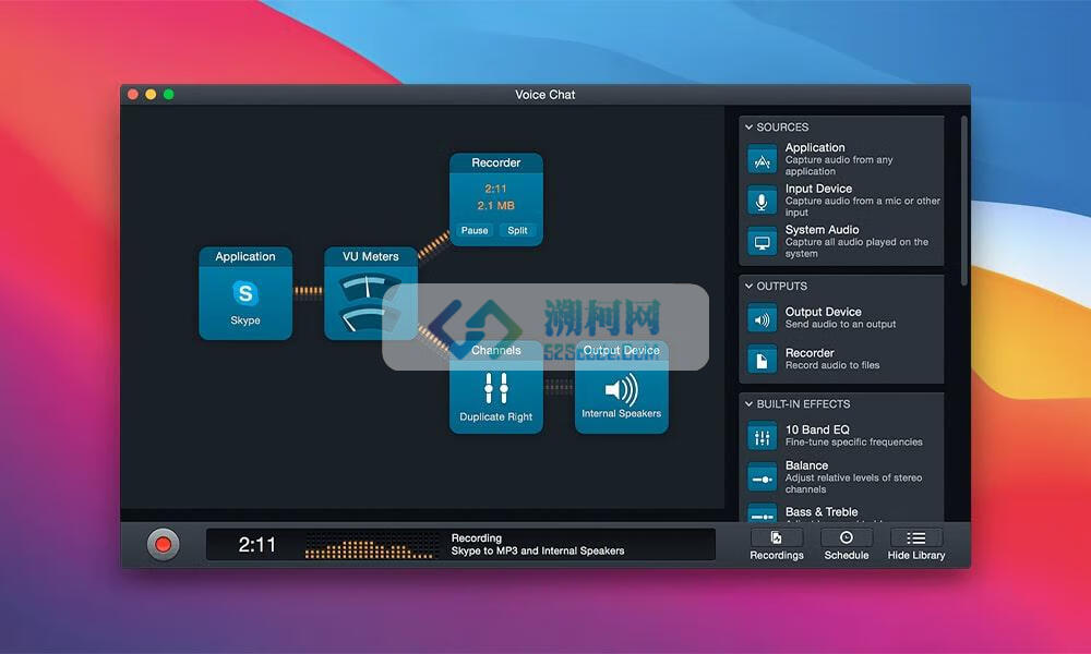 Audio Hijack for Mac v4.4.2 直装版 强大的音频录制软件