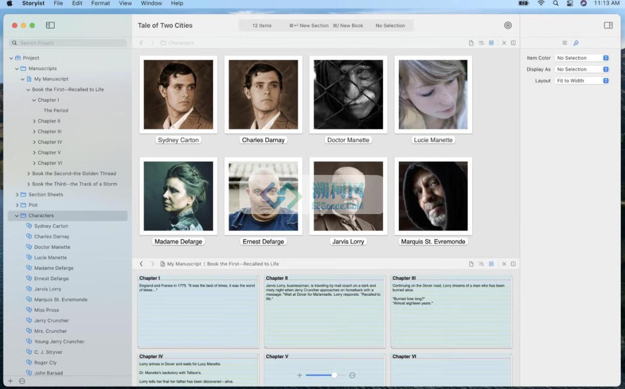 Storyist for Mac v4.3.8英文激活版 功能强大的写作工具
