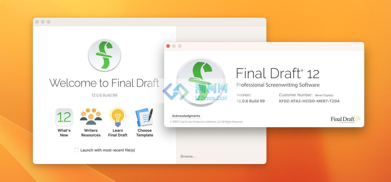 Final Draft 13 for Mac v13.2.3 激活版 剧本写作软件