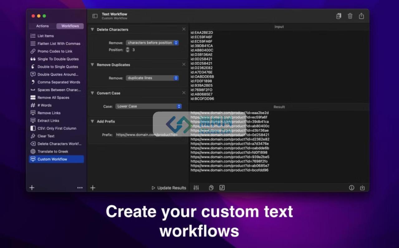 Text Workflow for mac v2.3 激活版 mac文本转换软件