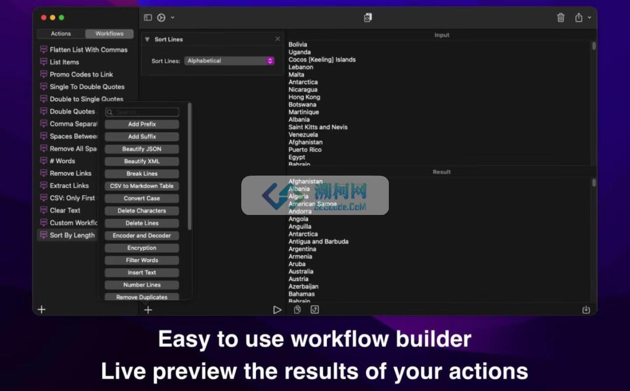 Text Workflow for mac v2.3 激活版 mac文本转换软件