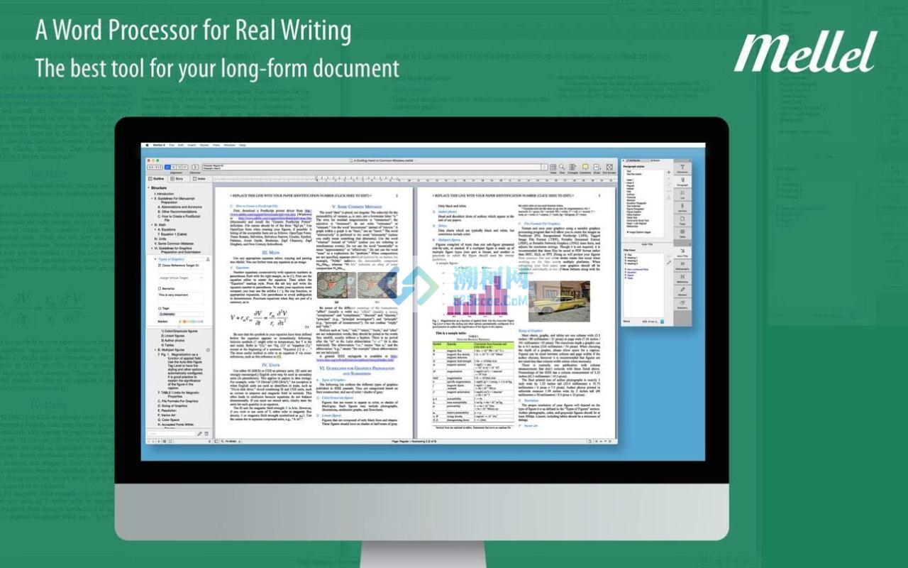 Mellel 6 for mac v6.3.3 中文激活版 文字处理软件