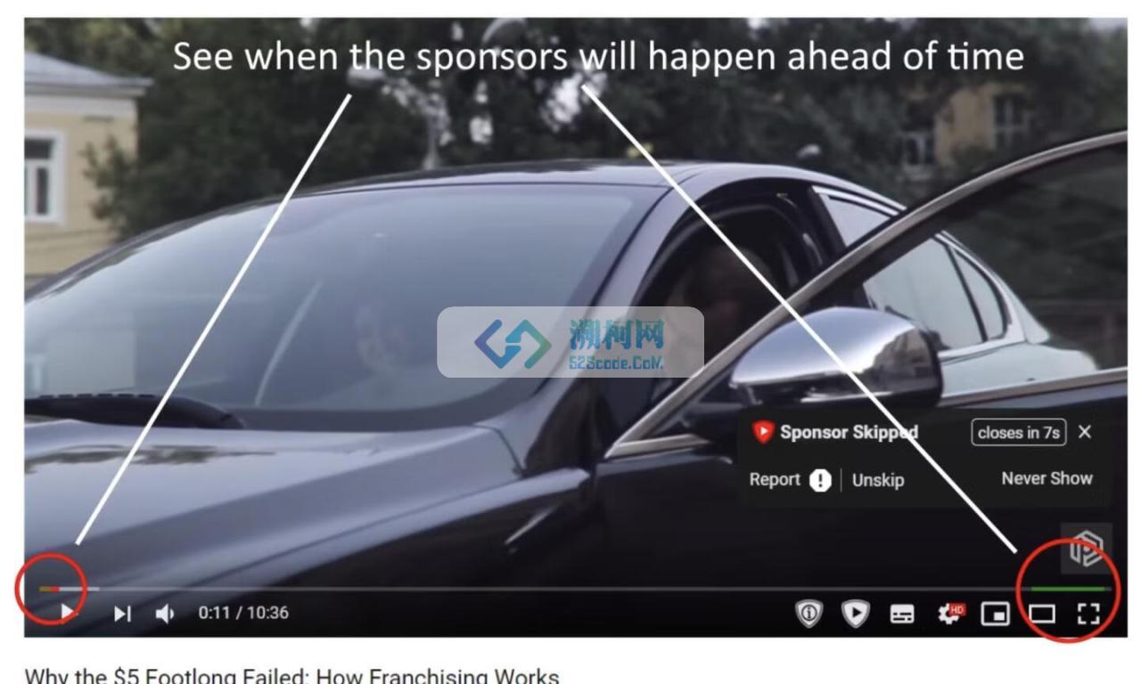 SponsorBlock for YouTube for Mac v5.11.11 激活版 跳过youtube赞助商广告