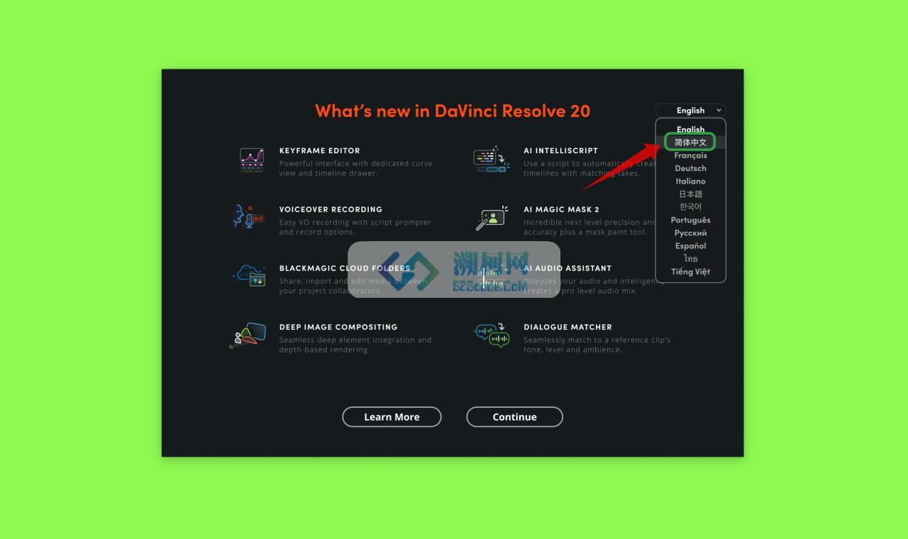 👍 DaVinci Resolve Studio 20 v20.0.49 达芬奇中文破解正式版 视频调色剪辑软件