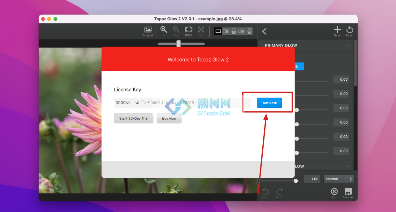 Topaz Glow for Mac v2.0.1激活版 光效发光效果滤镜工具