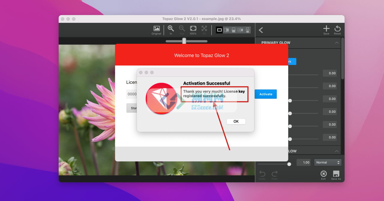 Topaz Glow for Mac v2.0.1激活版 光效发光效果滤镜工具