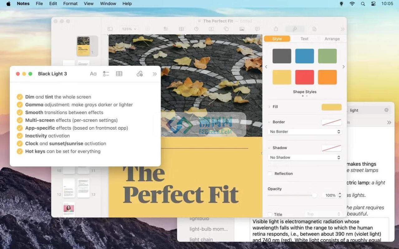 Black Light for Mac v3.0 (9305) 英文版 屏幕亮度调整软件