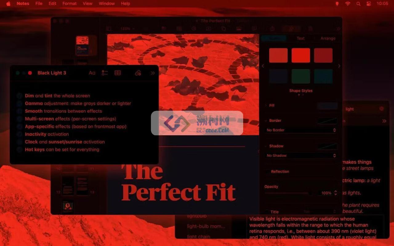 Black Light for Mac v3.0 (9305) 英文版 屏幕亮度调整软件