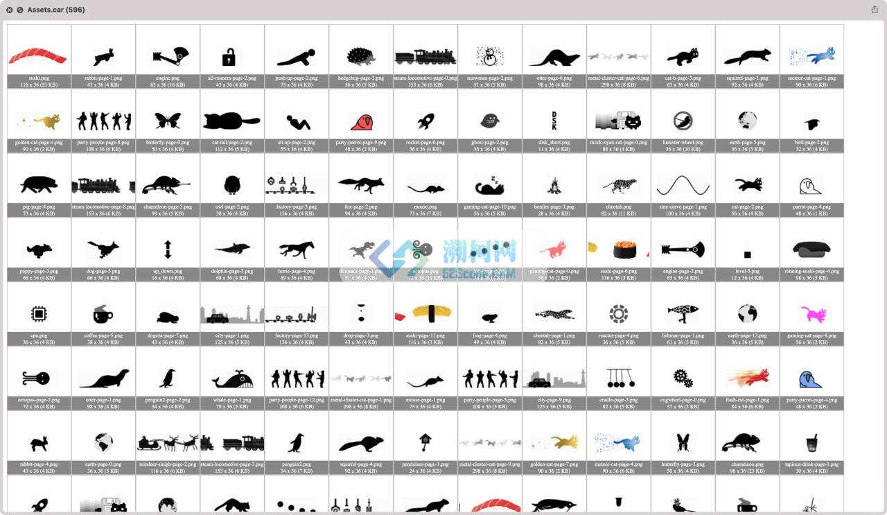 RunCat for mac v11.4.0 中文汉化版 菜单栏Cpu可视化监测工具 越跑越快的猫