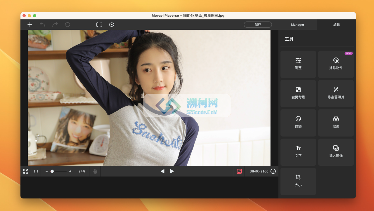 Movavi Picverse for Mac v1.9.0 中文激活版 AI智能修图