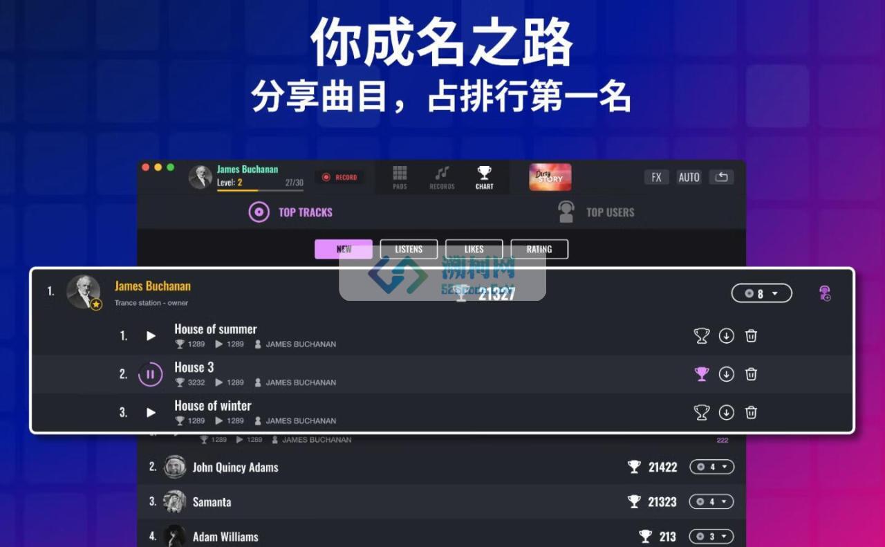 DJ Mix Pads 2 – Remix Version for Mac v16.0.10 激活版 独特DJ混音创作软件 DJ混音垫