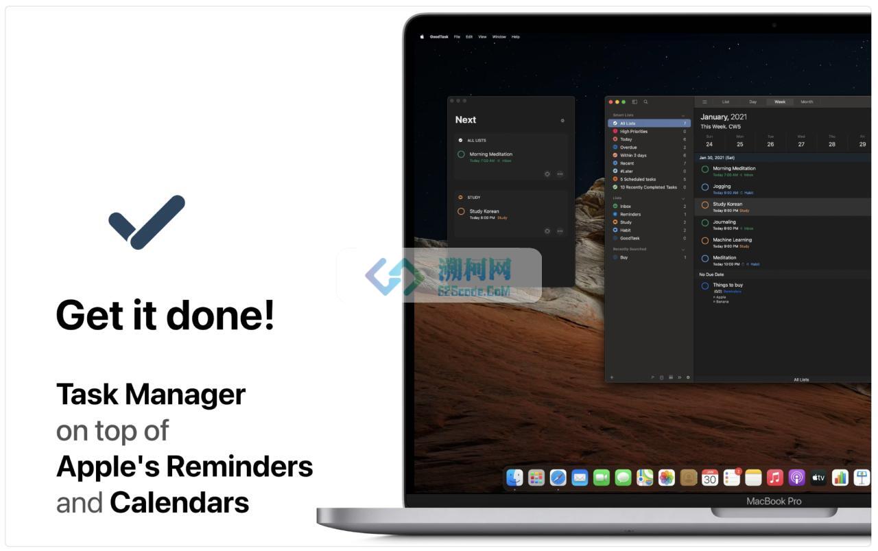 计划提醒任务管理工具 – GoodTask for Mac v7.9.3 中文破解版