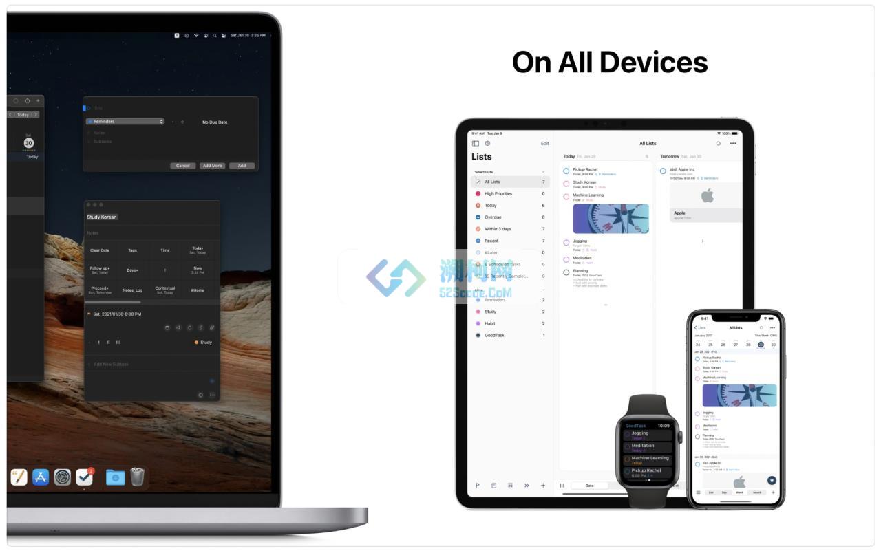 计划提醒任务管理工具 – GoodTask for Mac v7.9.3 中文破解版
