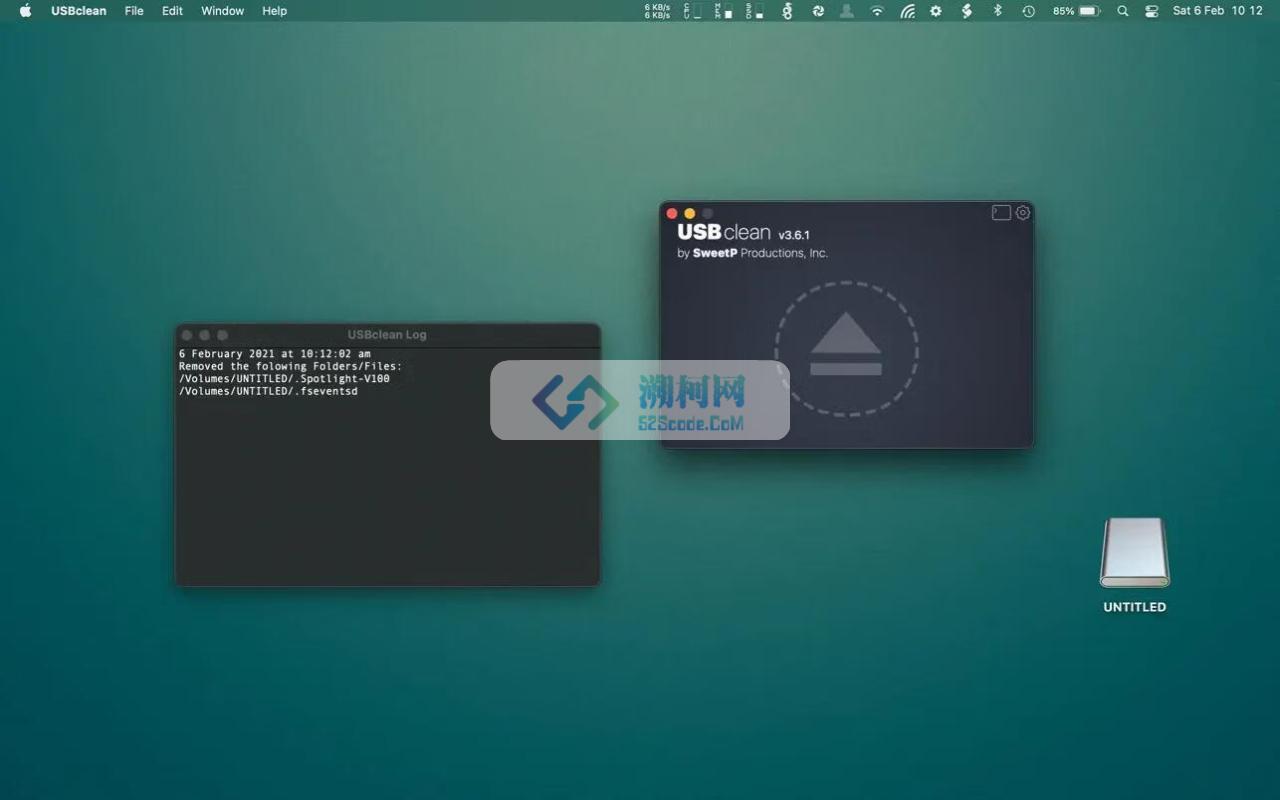 USBclean for Mac v4.2.2 破解版 USB垃圾文件清理工具