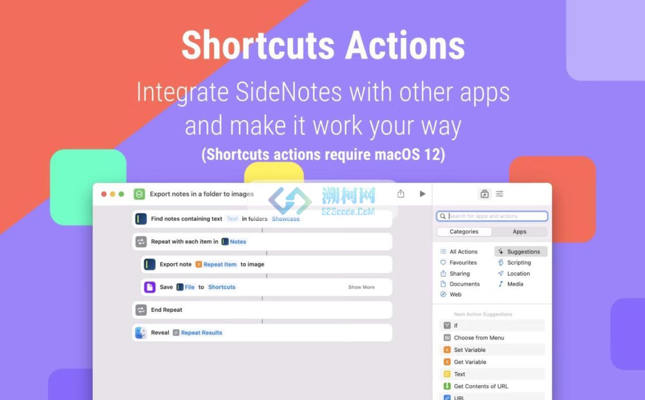 SideNotes v1.4.17 for Mac 让你随时在 Mac 屏幕上管理笔记