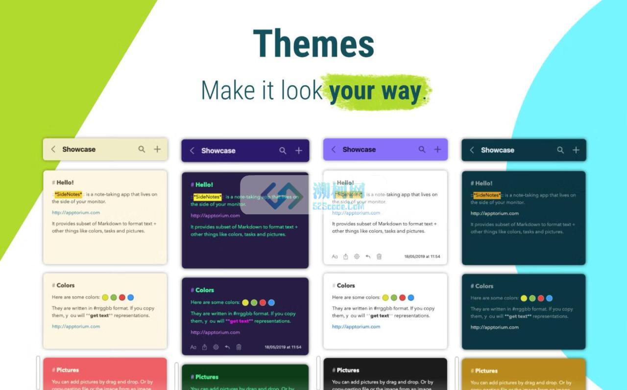 SideNotes v1.4.17 for Mac 让你随时在 Mac 屏幕上管理笔记