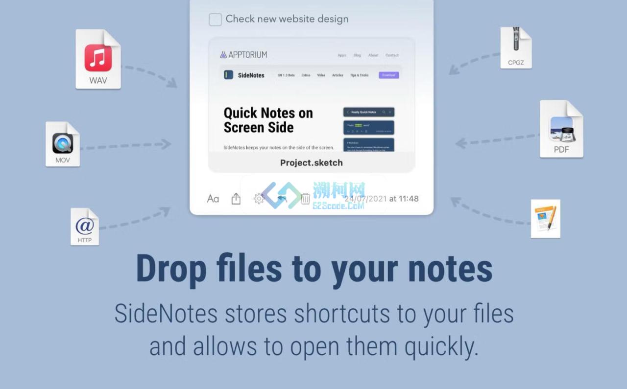 SideNotes v1.4.17 for Mac 让你随时在 Mac 屏幕上管理笔记