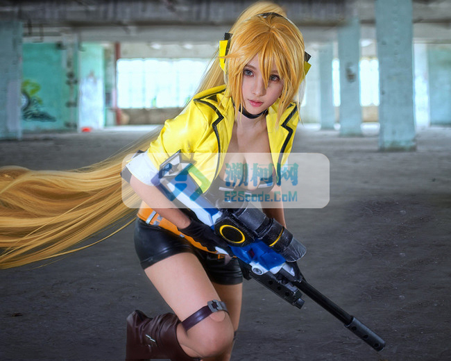 混血美女Cosplay莉莉少女咖啡枪朱诺埃蒙斯图片 - 溯柯网