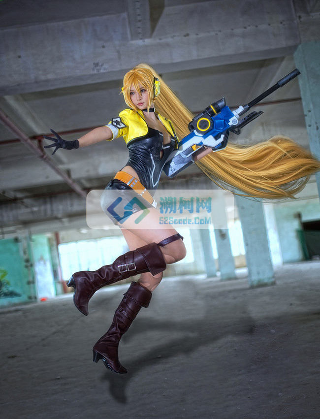 混血美女Cosplay莉莉少女咖啡枪朱诺埃蒙斯图片 - 溯柯网