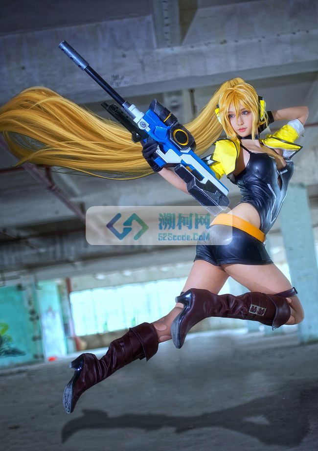 混血美女Cosplay莉莉少女咖啡枪朱诺埃蒙斯图片 - 溯柯网