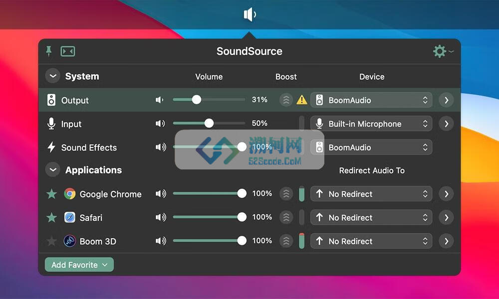 👍 SoundSource v5.8.0 免激活版 功能强大的mac音量控制器