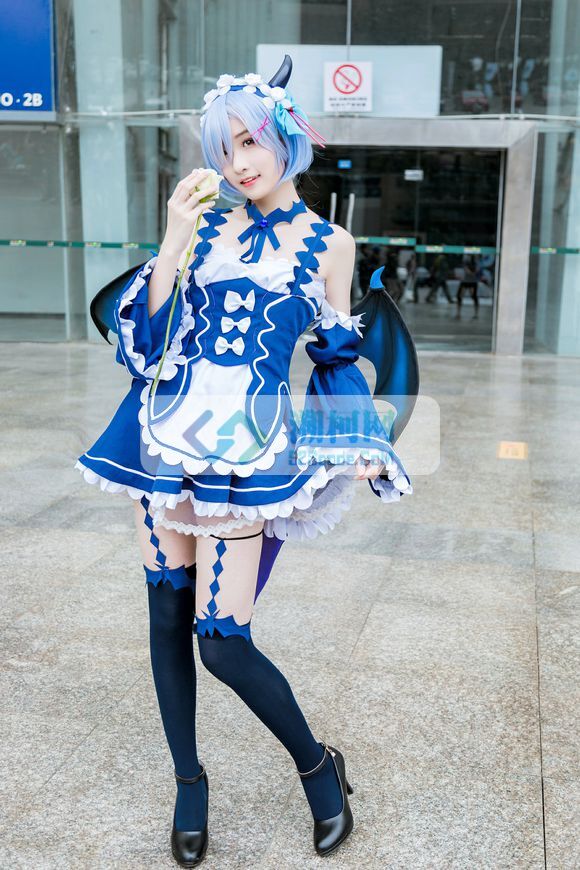 美少女雷姆半次元cosplay图片 - 溯柯网
