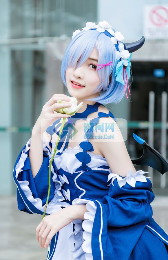 美少女雷姆半次元cosplay图片 - 溯柯网