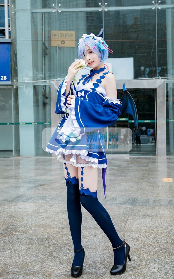 美少女雷姆半次元cosplay图片 - 溯柯网