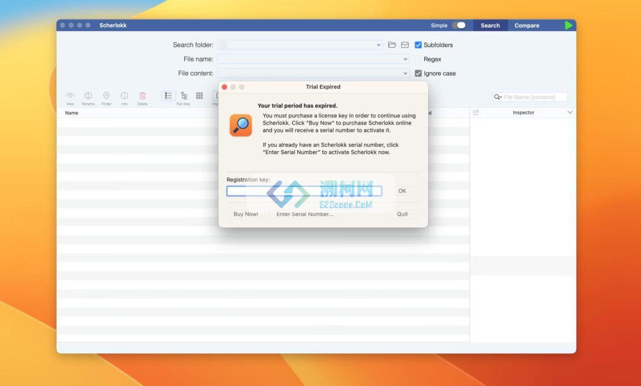 Scherlokk for mac v6.3.6(63601) 中文激活版 文件搜索工具