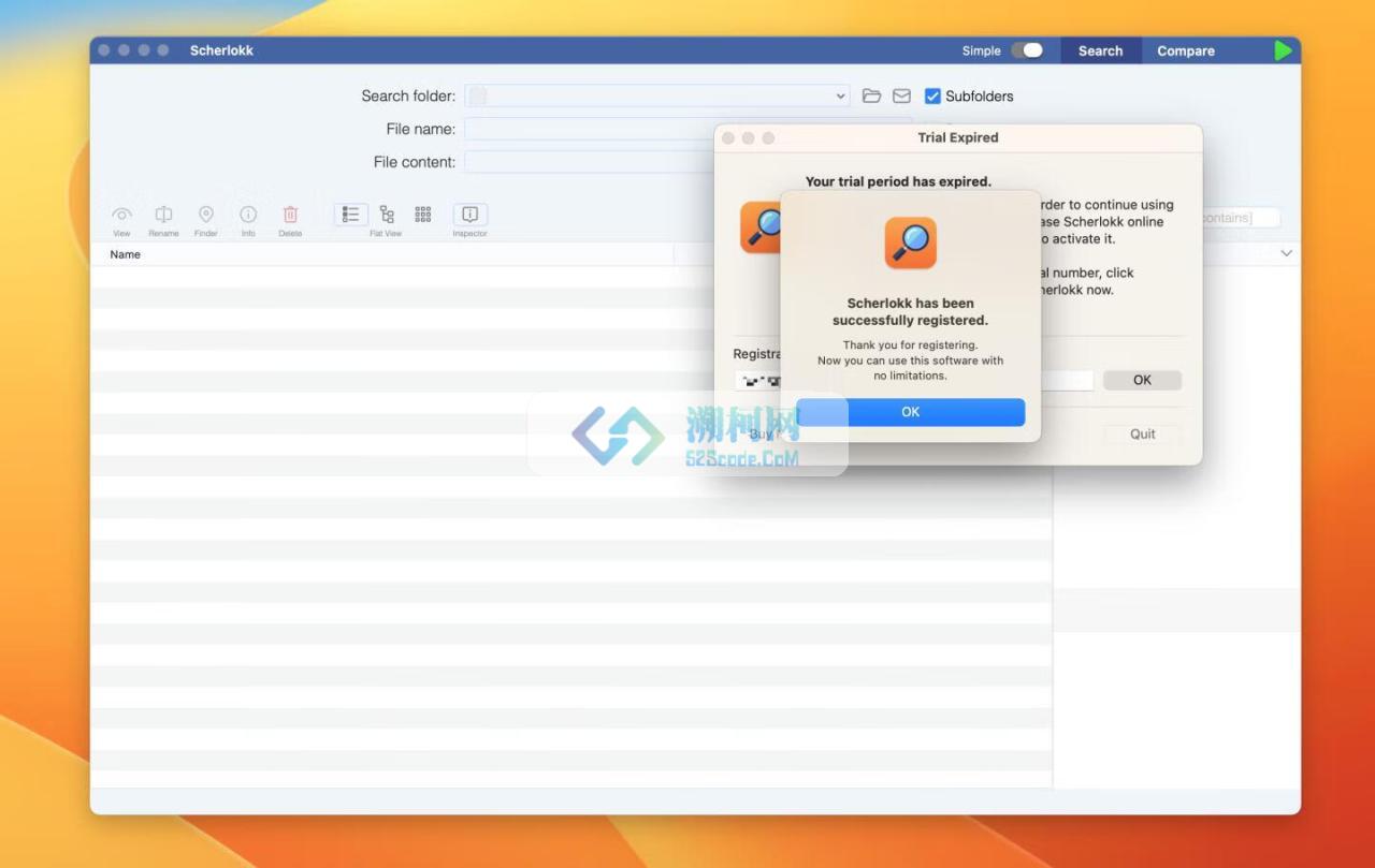Scherlokk for mac v6.3.6(63601) 中文激活版 文件搜索工具