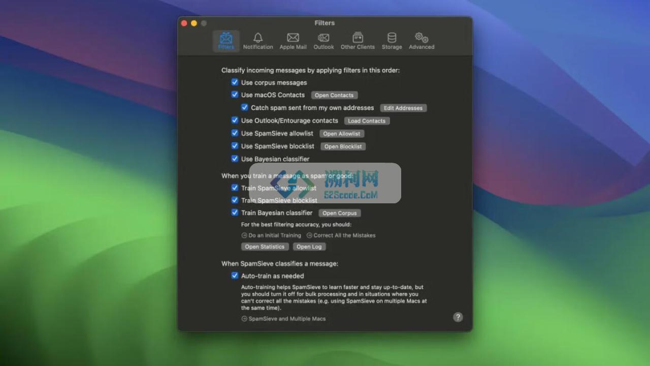 SpamSieve for Mac v3.1.2 直装版 垃圾邮件过滤软件
